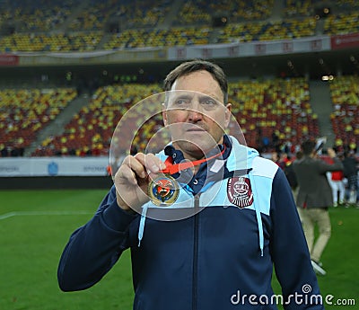 Romaniaâ€™s Cup Final: Dinamo Bucuresti vs. CFR Cluj Editorial Stock Photo